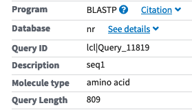 Part of the header from an online search result